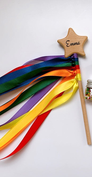 Personalised Wooden Star Wands