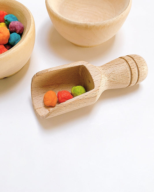 mini wooden scoops wooden scoop wooden scoop rice play sensory play sorting play scoops small scoop children play scoops