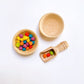 wooden scoop wooden bowls mini wooden scoops mini wooden bowls sorting play bowls bowl sorting rice play transfereing play activities wooden play activites montessori play the play tribe learn through play sensory play activites tools bowl and scoop set