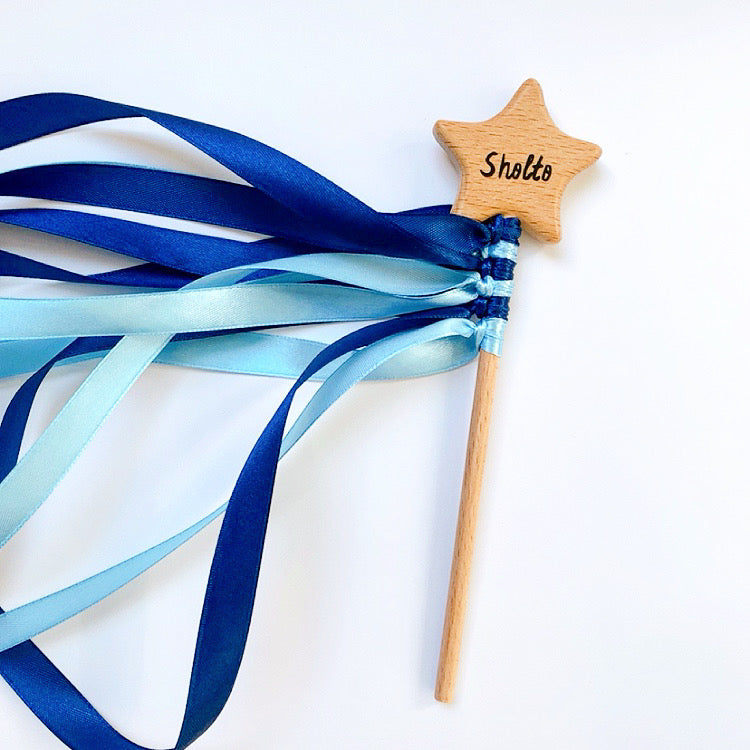 Personalised Wooden Star Wands