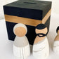 Muslim Peg Dolls Hajji Umrah Gift Set For Kids Wooden Muslim Peg Dolls Hijab Dolls Headscarf Peg Doll Small World Diverse Dolls islamic Dolls Muslim dolls