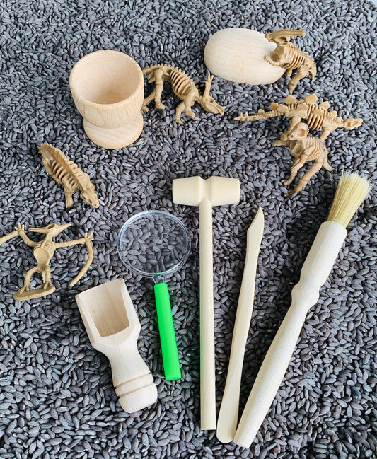 Dinosaurs Fossils Sensory Bins